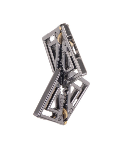 Затискачі для сосків з важкою підвіскою LOCKINK Adjustable Nipple Clamps with Heavy Pendant - Grey - Фото №5