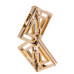 Затискачі для сосків з легкої підвіскою LOCKINK Adjustable Nipple Clamps with Light Pendant - Golden - Фото №4