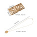 Затискачі для сосків з легкої підвіскою LOCKINK Adjustable Nipple Clamps with Light Pendant - Golden - Фото №8