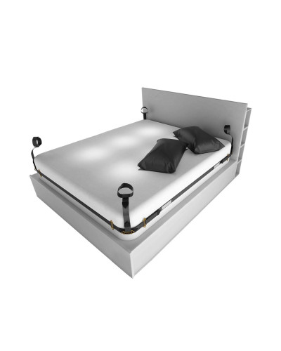Фіксатори рук і ніг для ліжка LOCKINK BDSM Adjustable Bed Restraint Kit - Фото №1