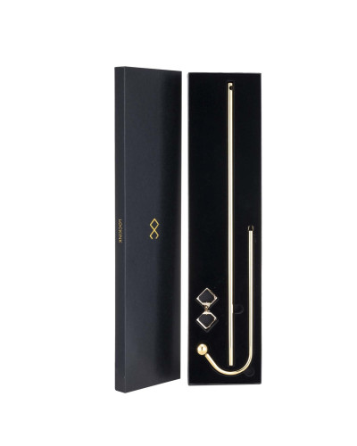 Анальний гак LOCKINK Golden Adjustable Anal Hook Set - Фото №7