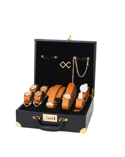 БДСМ-набір LOCKINK Moonlight Treasure Chest - Brown Set - Фото №1
