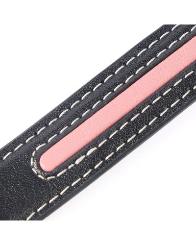 Поводок LOCKINK SEVANDA Love Heart Butterfly Leather Collar Set - Black - Фото №6