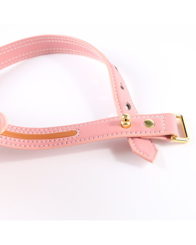 Поводок LOCKINK SEVANDA Love Heart Butterfly Leather Collar Set - Pink - Фото №3