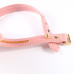 Поводок LOCKINK SEVANDA Love Heart Butterfly Leather Collar Set - Pink - Фото №3
