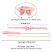 Поводок LOCKINK SEVANDA Love Heart Butterfly Leather Collar Set - Pink - Фото №6