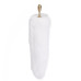 Металева анальна пробка Лисячий хвіст LOCKINK SEVANDA White Fox-Tail Anal Pear-shape Plug - Фото №2