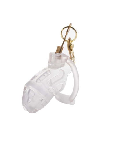 Клетка для пениса LOCKINK SEVANDA Plastic Penis Chastity Cage - Transparent - Фото №3