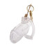 Клетка для пениса LOCKINK SEVANDA Plastic Penis Chastity Cage - Transparent - Фото №3