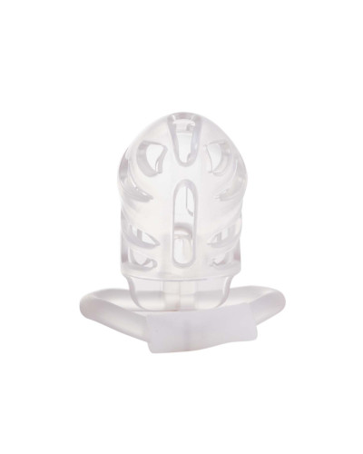 Клетка для пениса LOCKINK SEVANDA Plastic Penis Chastity Cage - Transparent - Фото №4