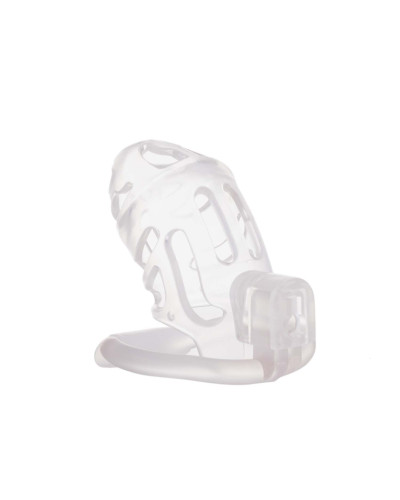 Клетка для пениса LOCKINK SEVANDA Plastic Penis Chastity Cage - Transparent - Фото №5
