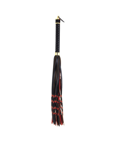 Флогер LOCKINK SEVANDA Red & Black Braided Tail Flogger - Фото №2