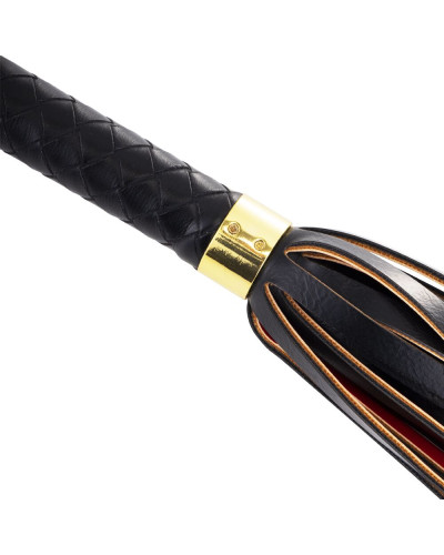 Флогер LOCKINK SEVANDA Red & Black Braided Tail Flogger - Фото №5