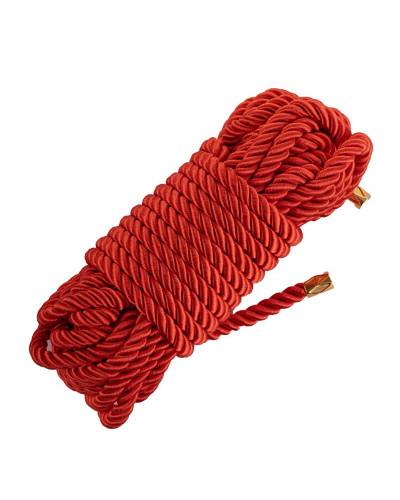 Мотузка для шибарі LOCKINK SEVANDA Shibari Pratice Rope Red, 8 метрів - Фото №1