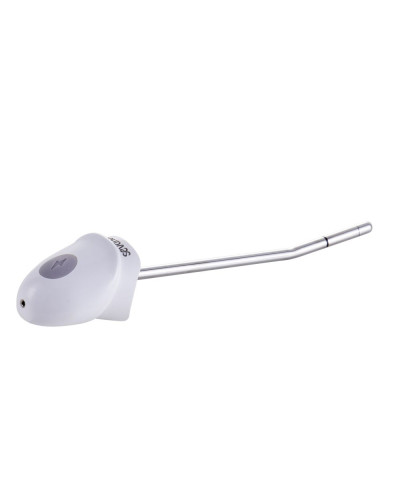 Уретральный зонд LOCKINK SEVANDA Vibrating & E-stim Metal Urethral Sounding - White - Фото №2