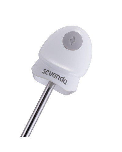 Уретральный зонд LOCKINK SEVANDA Vibrating & E-stim Metal Urethral Sounding - White - Фото №7