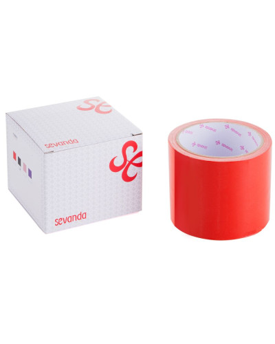 Електростатична стрічка для бондажу LOCKINK SEVANDA Electrostatic Tape - Red Tape, 16 м - Фото №1