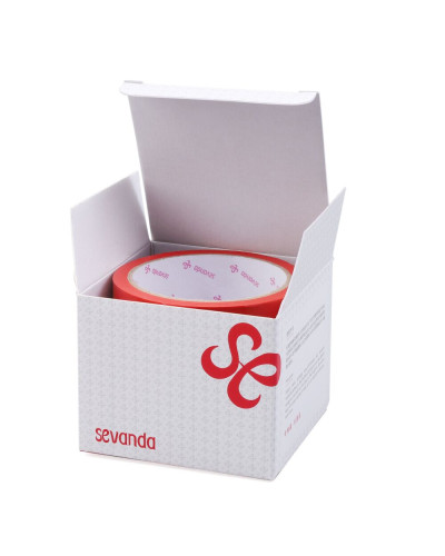 Електростатична стрічка для бондажу LOCKINK SEVANDA Electrostatic Tape - Red Tape, 16 м - Фото №3