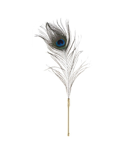 Щекоталка LOCKINK SEVANDA Natural Peacock Flirting Feather Tickler, перо павлина - Фото №2