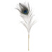 Щекоталка LOCKINK SEVANDA Natural Peacock Flirting Feather Tickler, перо павлина - Фото №2