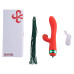 Вібратор-кролик з флогером LOCKINK SEVANDA Whip Vibrating Massage Wand - Red & Green - Фото №9