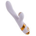 Вібратор-кролик з флогером LOCKINK SEVANDA Whip Vibrating Massage Wand - White & Golden - Фото №2