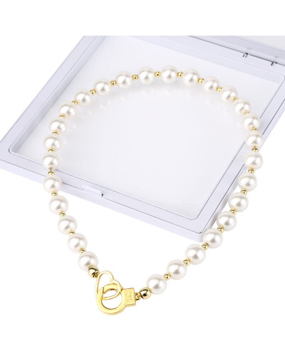 Перлинний нашийник з повідцем LOCKINK Pearl Collar & Leash Set - Фото №5
