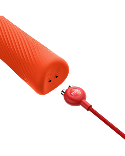 Вібромасажер Fun Factory VIM Vibrating Wand sunrise orange, суперпотужний та легкий, до 6 годин роботи - Фото №7