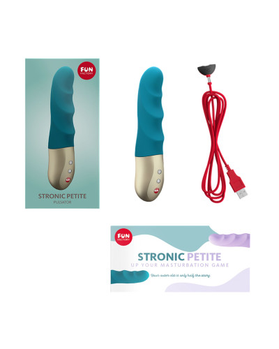 Мініпульсатор Fun Factory STRONIC PETITE deep sea blue, 8 режимів, підходить для початківців - Фото №6