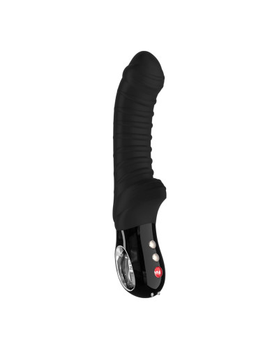 Вибратор для точки G Fun Factory TIGER black, ребристый, подходит для анальной стимуляции - Фото №1