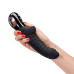 Вибратор для точки G Fun Factory TIGER black, ребристый, подходит для анальной стимуляции - Фото №4