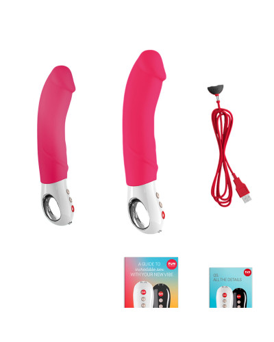 Вибратор для точки G Fun Factory BIG BOSS pink, очень мощный, 23,5 см - Фото №6