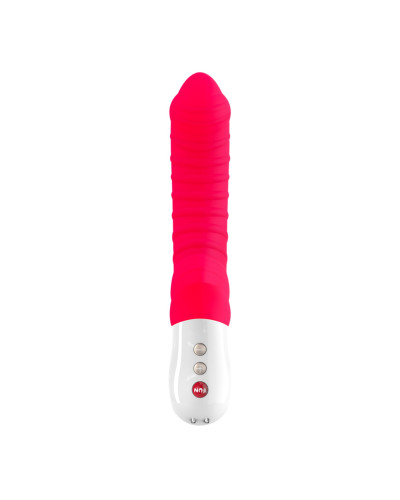 Вибратор для точки G Fun Factory TIGER india red, ребристый, подходит для анальной стимуляции - Фото №2