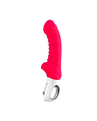 Вибратор для точки G Fun Factory TIGER india red, ребристый, подходит для анальной стимуляции - Фото №3