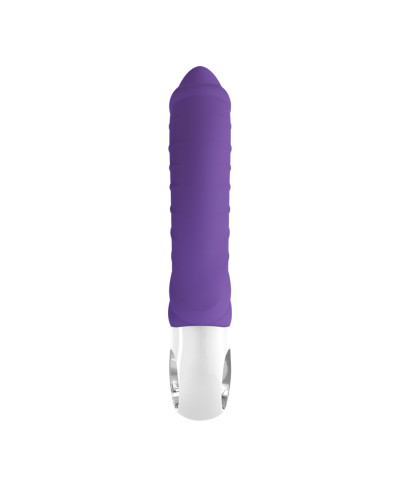 Вібратор для точки G Fun Factory TIGER violet, ребристий, підходить для анальної стимуляції - Фото №4