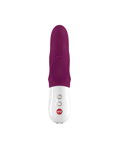 Вібратор-кролик Fun Factory MISS BI grape/white, 2 незалежні мотори, діаметр 4,2 см - Фото №3