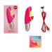 Мини вибратор-кролик со стимулирующей лентой Fun Factory AMORINO pink/neon yellow, лента съемная - Фото №4