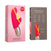 Мини вибратор-кролик со стимулирующей лентой Fun Factory AMORINO pink/neon yellow, лента съемная - Фото №5