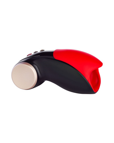 Мастурбатор для головки пениса Fun Factory COBRA LIBRE II black/red, 2 мотора, игра без рук - Фото №1
