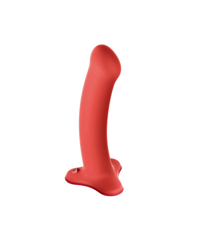 Фаллоимитатор Fun Factory MAGNUM, оранжевый, очень гибкий, длина 18,3 см, диаметр 3,7 см - Фото №3