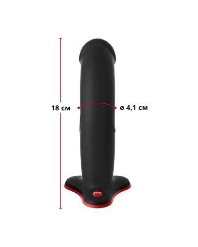 Фаллоимитатор Fun Factory THE BOSS STUB, черный, реалистичная текстура, длина 17,9 см, диаметр 4,1 см - Фото №2
