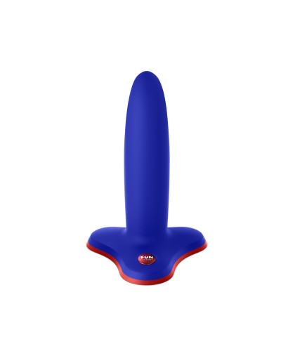 Фаллоимитатор Fun Factory LIMBA FLEX S, синий, гибкий, с эффектом памяти, подходит для точки G - Фото №3