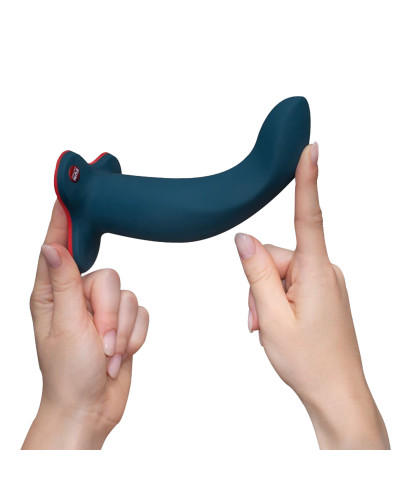 Фаллоимитатор Fun Factory LIMBA FLEX L, цвет морской волны, гибкий, с эффектом памяти, подходит для точки G - Фото №6