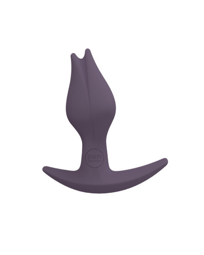 Анальна пробка Fun Factory BOOTIE FEM, фіолетова, у вигляді бутона, діаметр 2,9 см, тонкий обмежувач - Фото №1