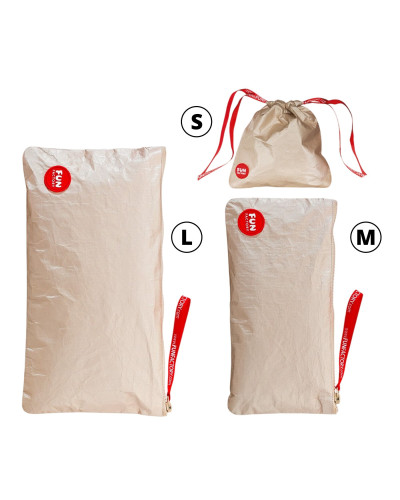 Сумка для секс-іграшок Fun Factory TOYBAG M, золотиста, на блискавці, 25x12 см - Фото №3
