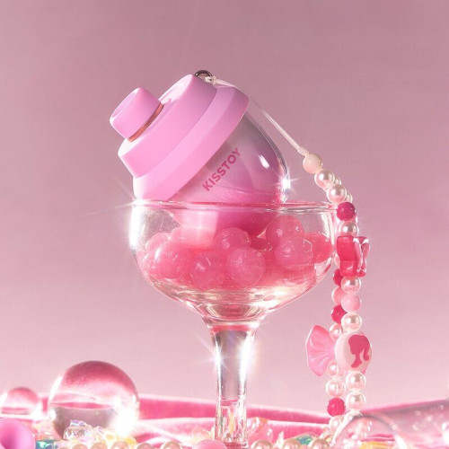 Вакуумний стимулятор-брелок KISSTOY Kiss Pods, 5 рівнів інтенсивності + Turbo-режим, 2 насадки