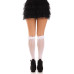 Шкарпетки ажурні з рюшами Leg Avenue Sweetheart Ruffle Cuff Knee Highs White, високі - Фото №6