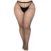 Панчохи Leg Avenue Spandex micro net tights Black 1X/2X - Фото №1