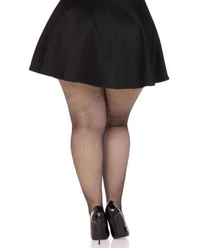 Панчохи Leg Avenue Spandex micro net tights Black 1X/2X - Фото №4