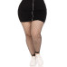 Чулки Leg Avenue Industrial Net footless tights Black 1X/2X - Фото №3